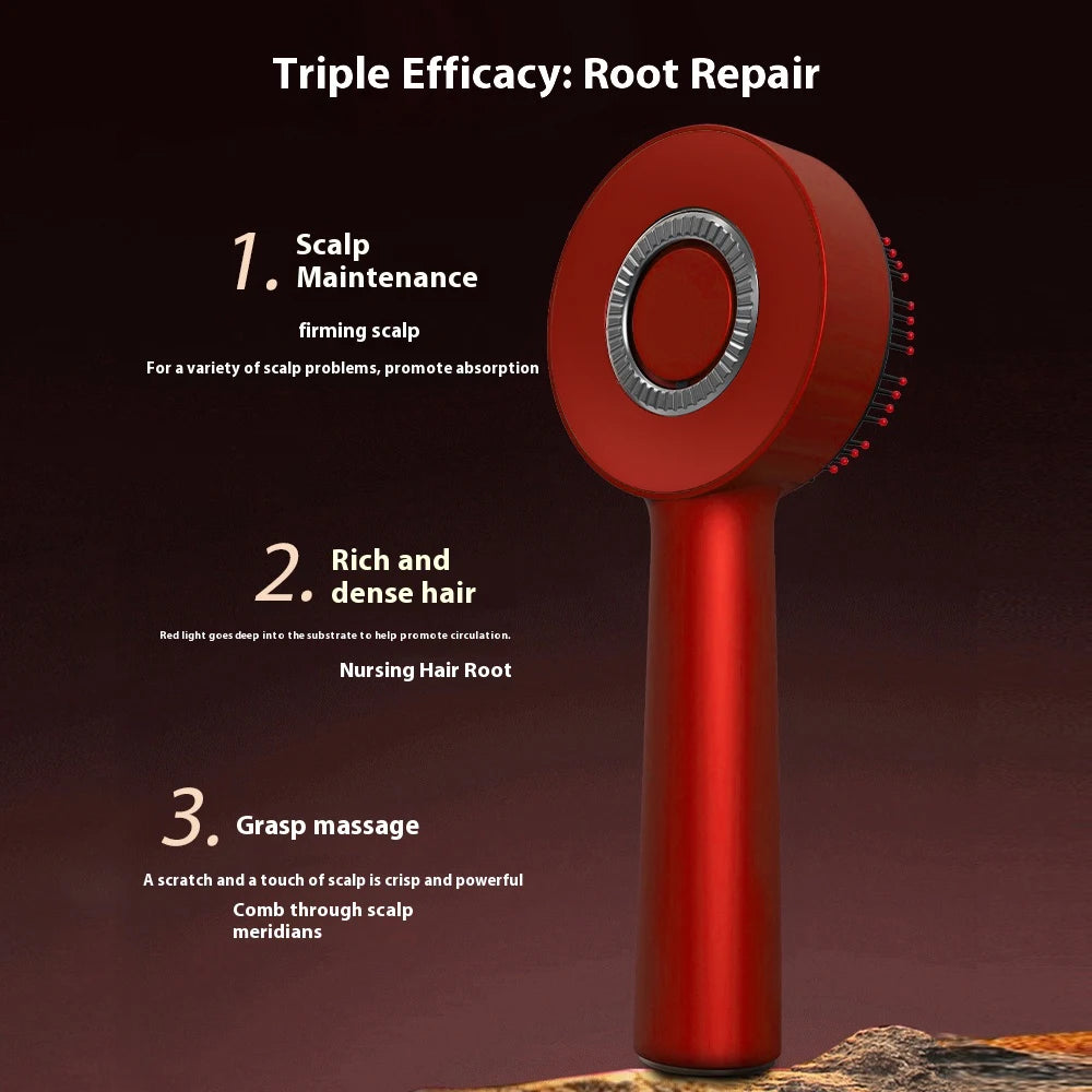 Electric Red Light Massage Comb | Hair Growth & Scalp Care Solution