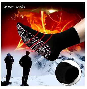 5 Pairs of Self-Heating Socks - Comfortable Warm Sports Socks for Men and Women